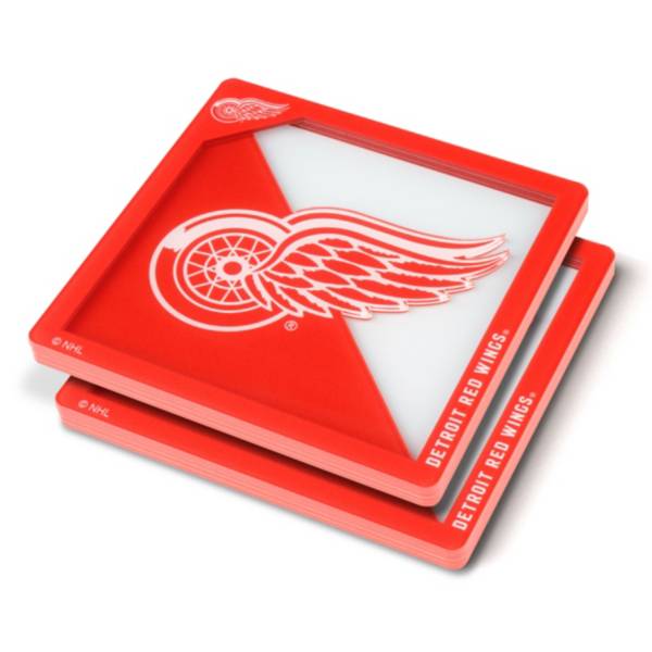 You the Fan Detroit Red Wings Logo Series Coaster Set Dick's Sporting