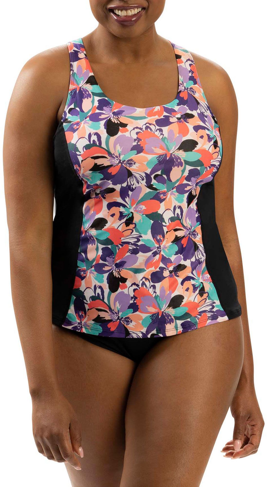 Dolfin Women's Aquashape Print Twist Back Tankini Top product image