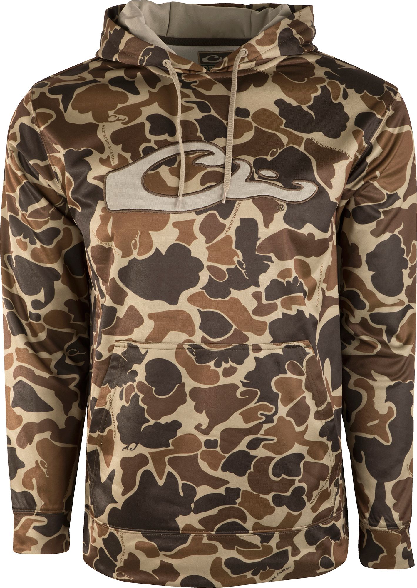 drake camouflage pullover