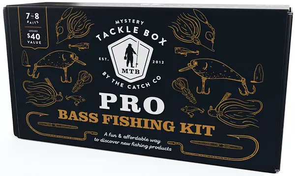 Catch Co Mystery Tackle Box Ultimate Freshwater Bass Fishing KitLargemouthSmallmouth