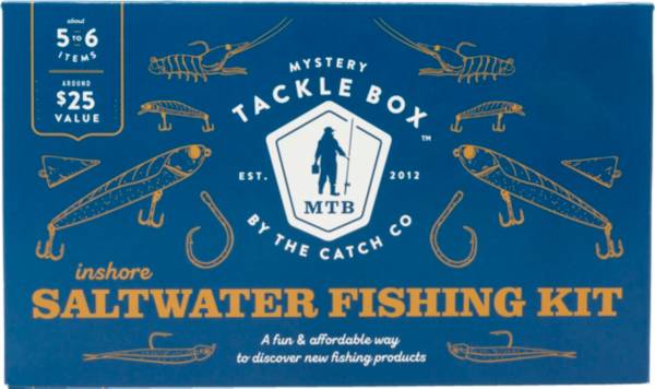  Catch Co Mystery Tackle Box Elite Inshore Saltwater Fishing  Kit, Redfish, Striped Bass, Snook, Speckled Trout