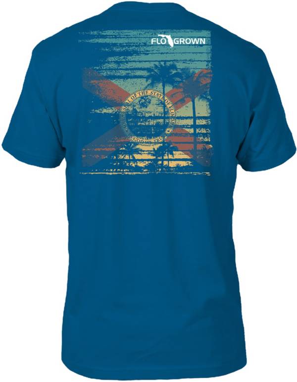 FloGrown Men's Grunge Beach Short Sleeve T-Shirt product image