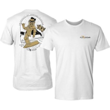 sorry, FloGrown Men's UCF Knights Knightro Surfer White T-Shirt is currently out of stock
