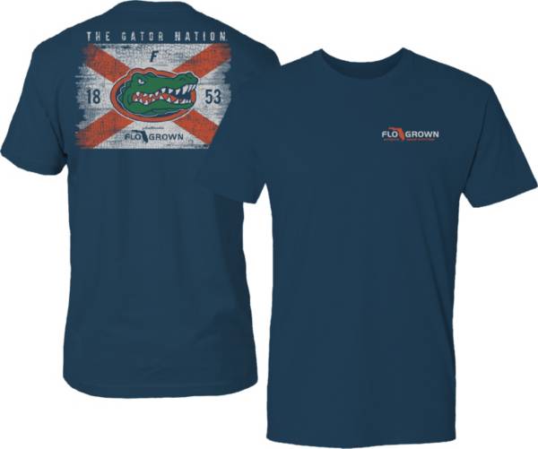 FloGrown Men's Florida Gators Blue Washed Flag T-Shirt product image