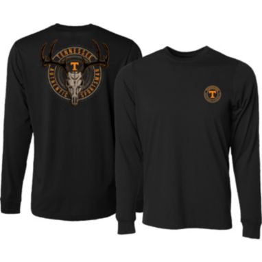sorry, Great State Clothing Men's Tennessee Volunteers Deer Skull Badge Black Long Sleeve T-Shirt is currently out of stock