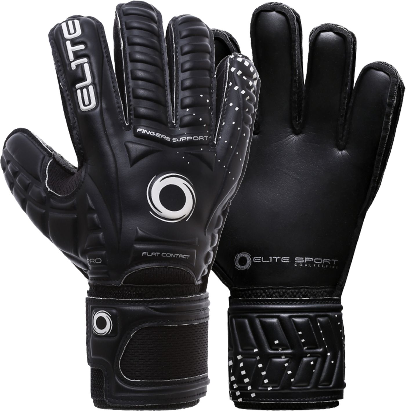 Elite Sport Warrior Youth Goalkeeper Gloves Black 4