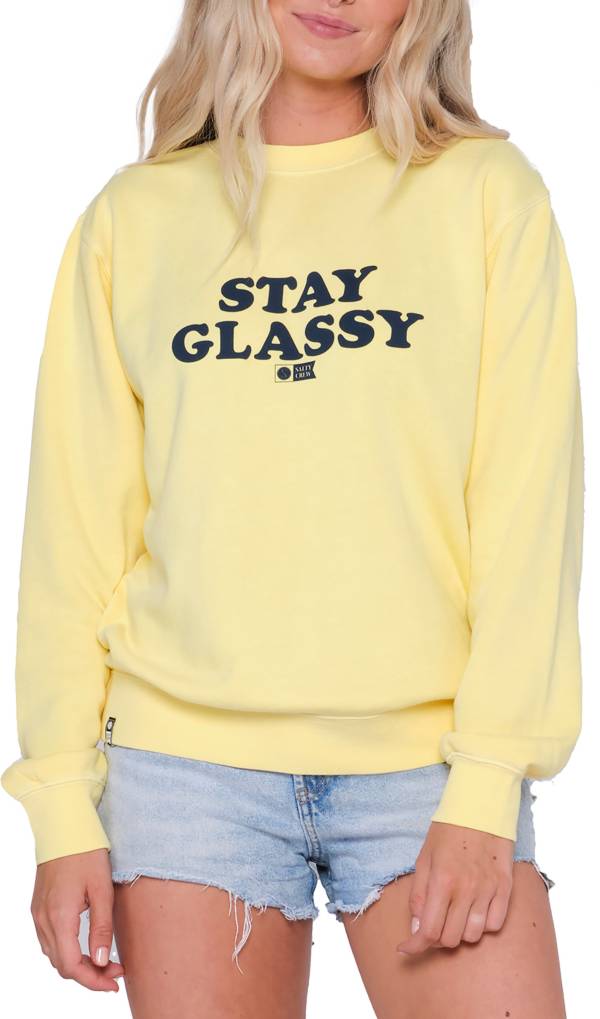 Salty Crew Women's Stay Glassy Boyfriend Crewneck Sweatshirt product image