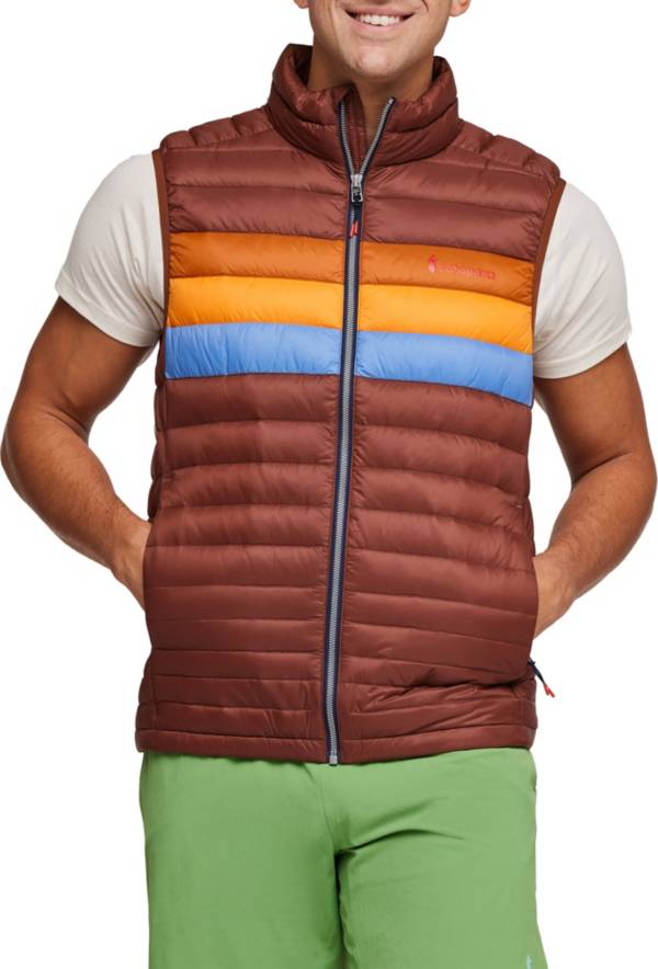 Cotopaxi Fuego Down Vest - Men's Black & Pacific Stripes / XL