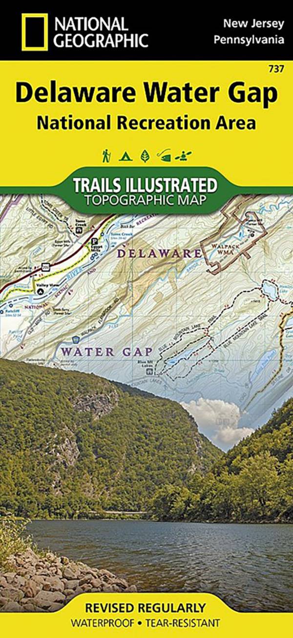 National Geographic Delaware Water Gap National Recreation Area Map product image