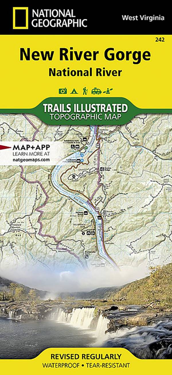 National Geographic New River National River Map Publiclands