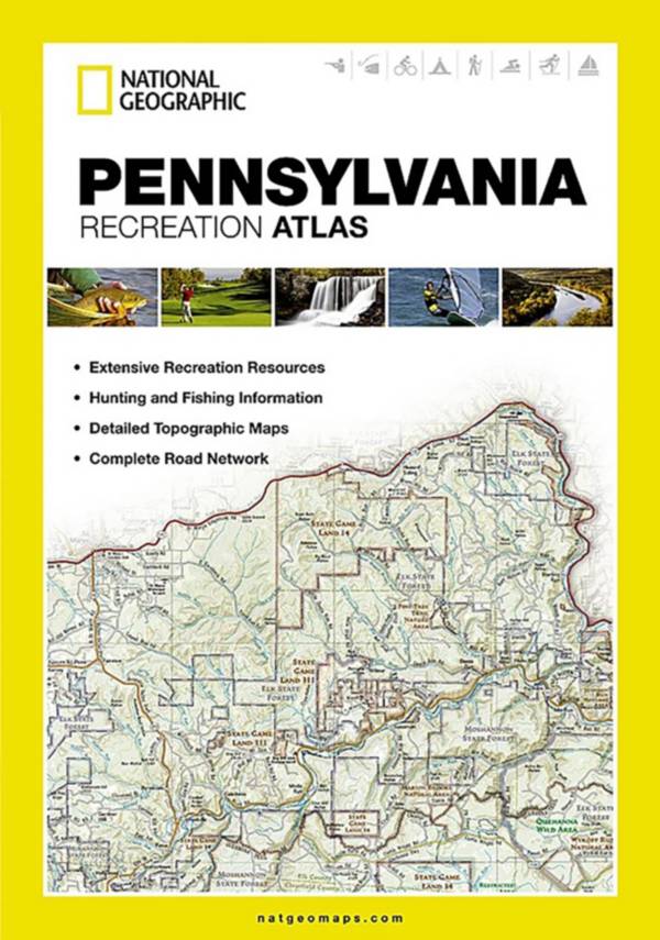 National Geographic Pennsylvania Recreaion Atlas product image