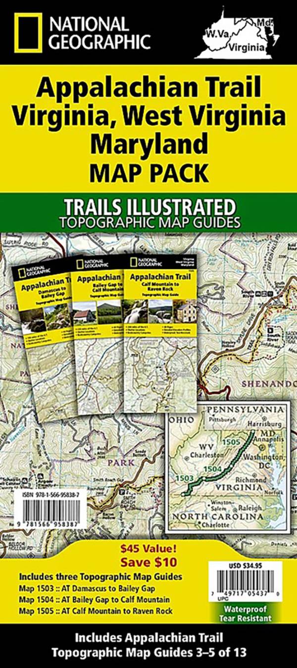 National Geographic Appalachian Trail: Virginia, West Virginia, Maryland Map Pack product image