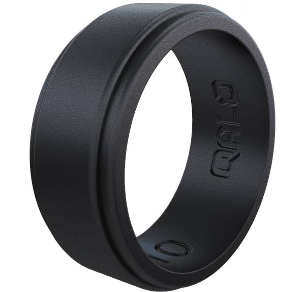 Qalo Men's Polished Step Edge Silicone Ring product image