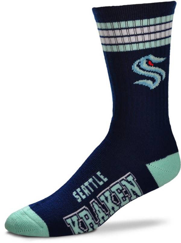For Bare Feet Seattle Kraken 4-Stripe Deuce Socks product image
