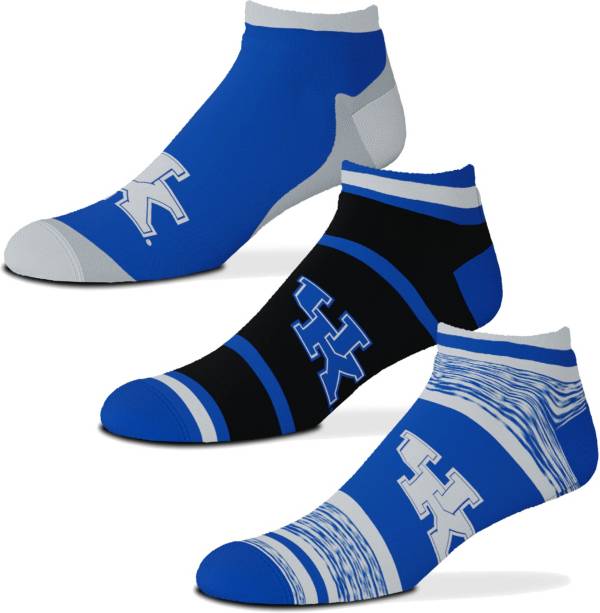 For Bare Feet Kentucky Wildcats 3 Pack Socks