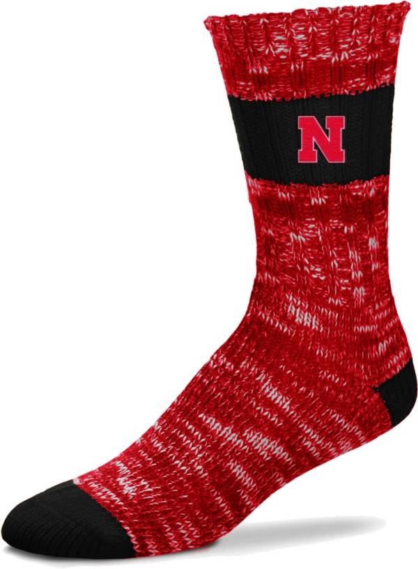 For Bare Feet Nebraska Cornhuskers Alpine Crew Socks product image