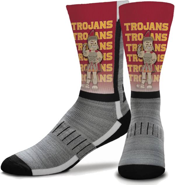 For Bare Feet USC Trojans Mascot Crew Socks