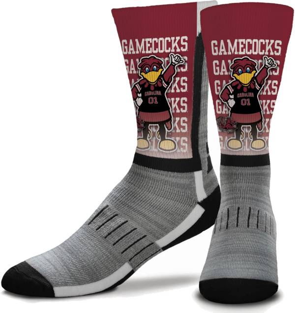 For Bare Feet South Carolina Gamecocks Mascot Crew Socks