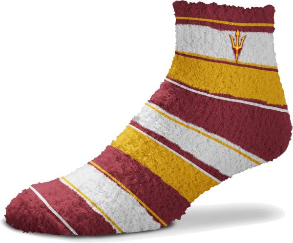 For Bare Feet Arizona State Sun Devils Stripe Cozy Socks