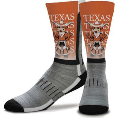 sorry, For Bare Feet Texas Longhorns Mascot Crew Socks is currently out of stock
