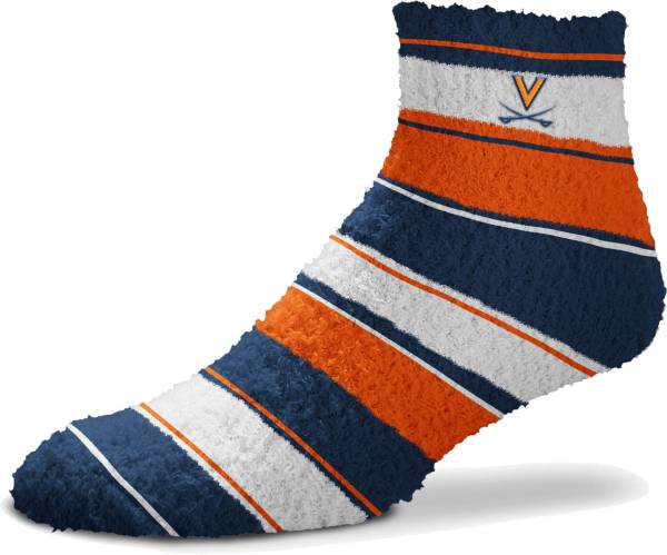 For Bare Feet Virginia Cavaliers Stripe Cozy Socks