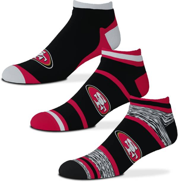 For Bare Feet San Francisco 49ers 3-Pack Socks