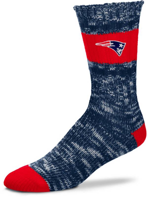 For Bare Feet New England Patriots Alpine Socks