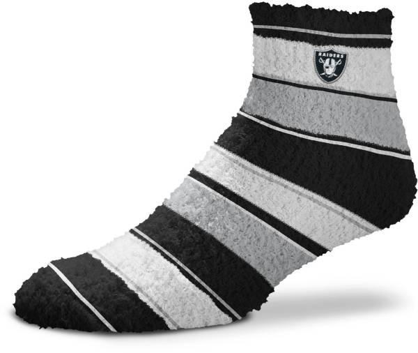 For Bare Feet Las Vegas Raiders Stripe Cozy Socks