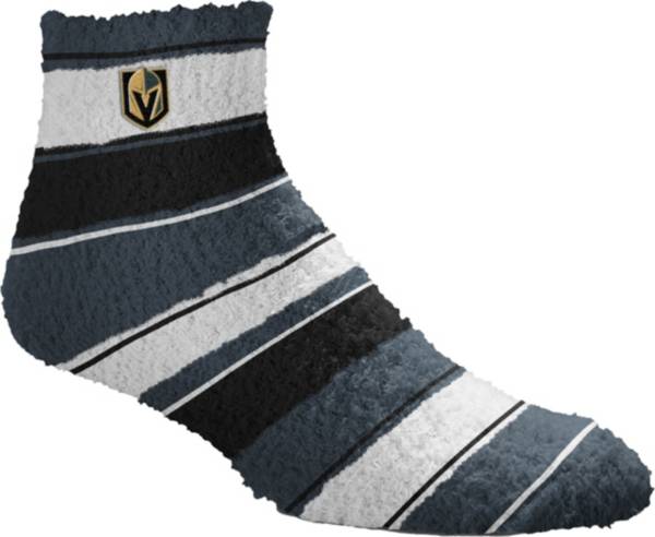 For Bare Feet Vegas Golden Knights Stripe Cozy Socks