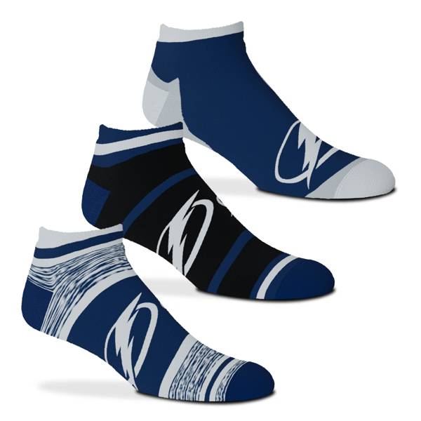 For Bare Feet Tampa Bay Lightning 3-Pack Socks