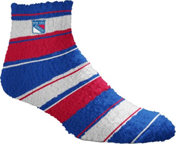 For Bare Feet New York Rangers Stripe Cozy Socks