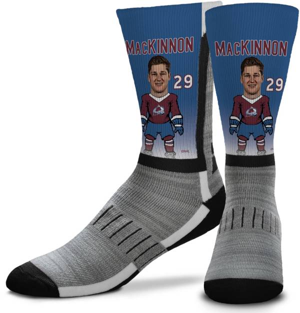 For Bare Feet Colorado Avalanche Nathan MacKinnon Player Socks