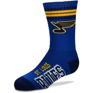 sorry, For Bare Feet Youth St. Louis Blues 4-Stripe Deuce Crew Socks is currently out of stock