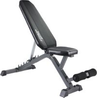 Fitness gear bench online and rack