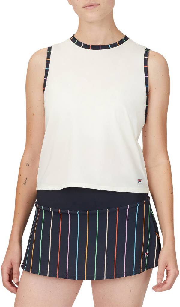 FILA Women's Cross Court Cropped Tank Top