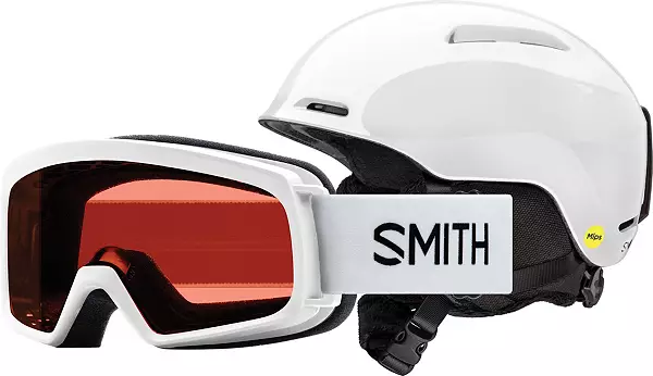SMITH Youth GLIDE MIPS Snow Helmet with RASCAL Snow Goggles Combo