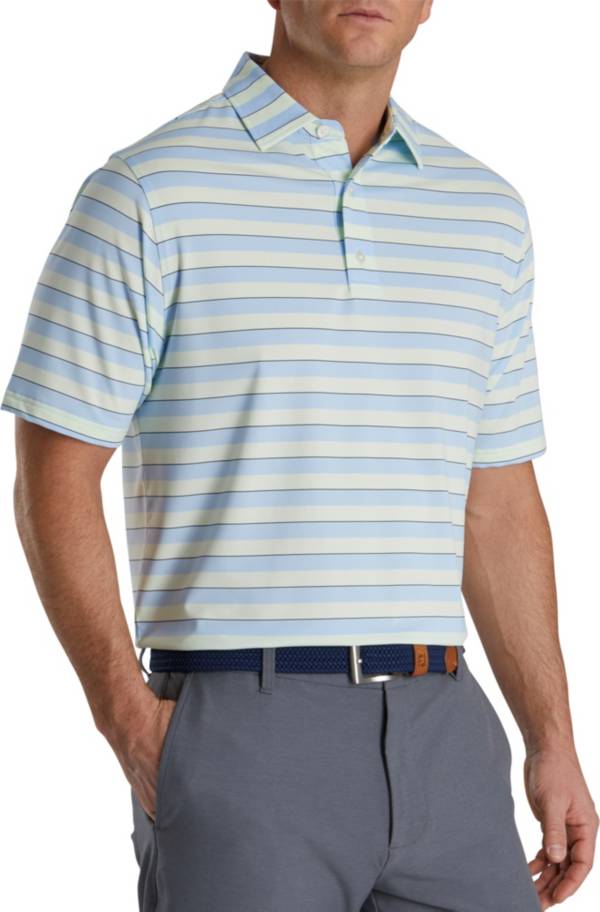FootJoy Men's Regency Stripe Lisle Self Collar Golf Polo product image