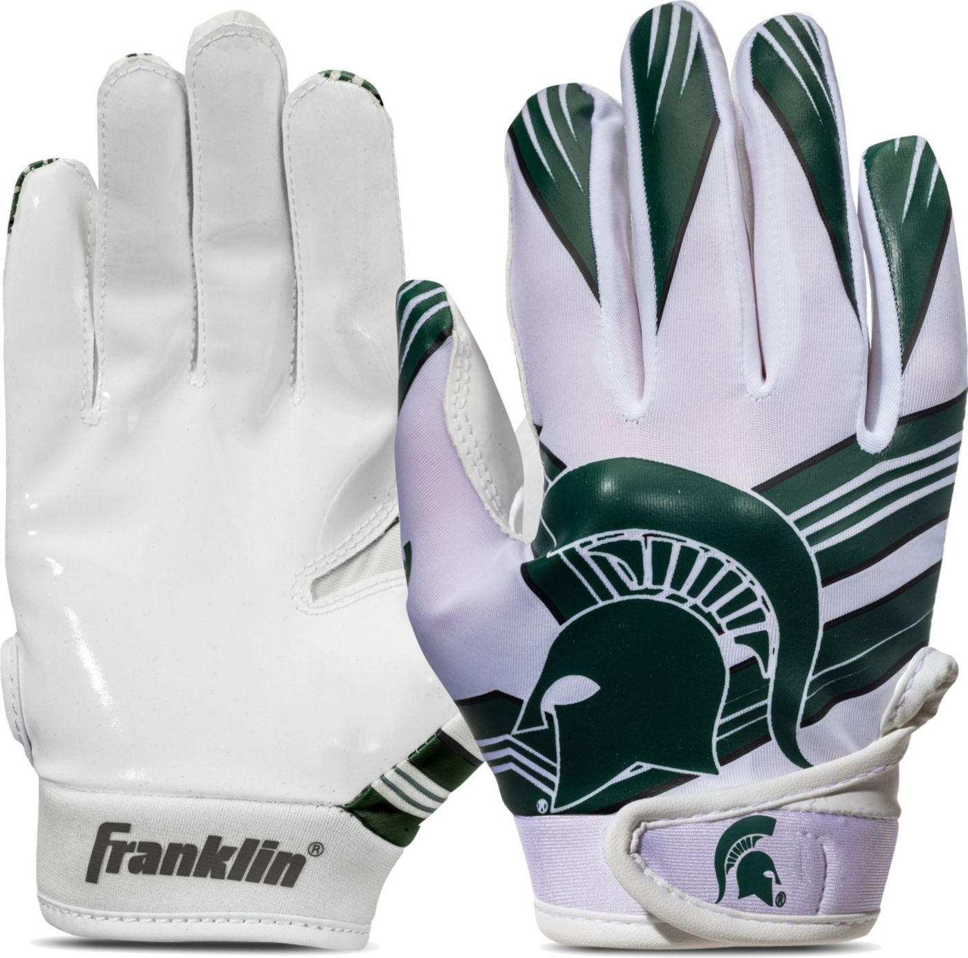 Franklin Youth Michigan State Spartans Receiver Gloves Dick s Sporting Goods