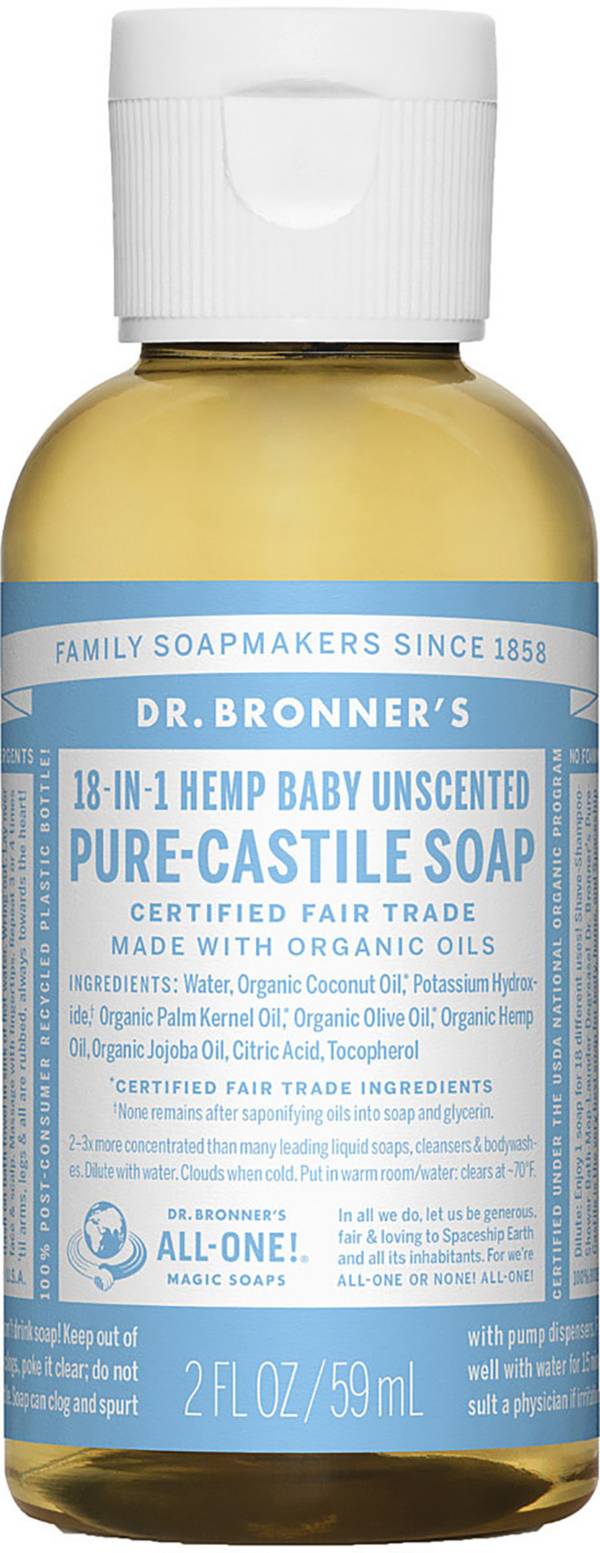 Dr. Bronner's Baby Mild 2 oz PureCastile Soap Publiclands