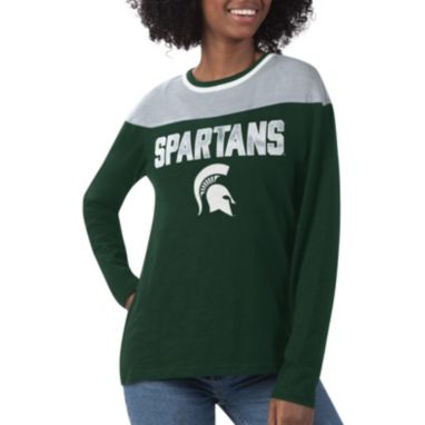 sorry, G-III For Her Women's Michigan State Spartans Green Direct Snap Long Sleeve T-Shirt is currently out of stock