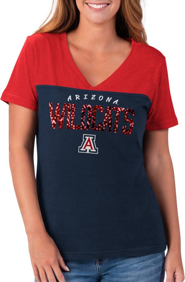 G-III For Her Women's Arizona Wildcats Navy Rundown T-Shirt