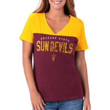 sorry, G-III For Her Women's Arizona State Sun Devils Maroon Rundown T-Shirt is currently out of stock