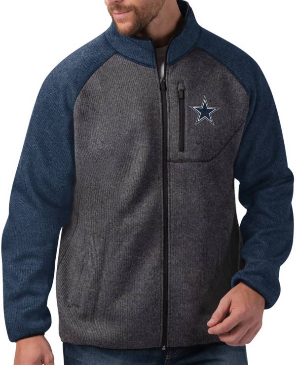 G-III Men's Dallas Cowboys Switchback Full-Zip Charcoal Jacket product image
