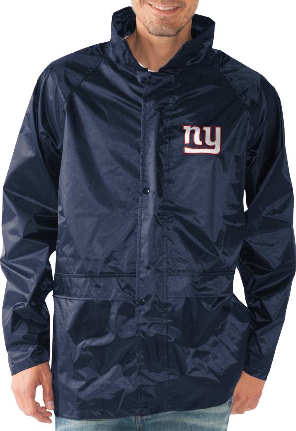 G Iii Men S New York Giants Full Zip Hard Rain Navy Jacket Dick S Sporting Goods