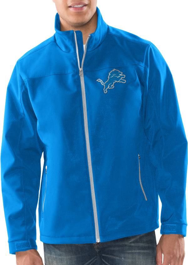 G Iii Men S Detroit Lions Pregame Blue Full Zip Jacket Dick S Sporting Goods