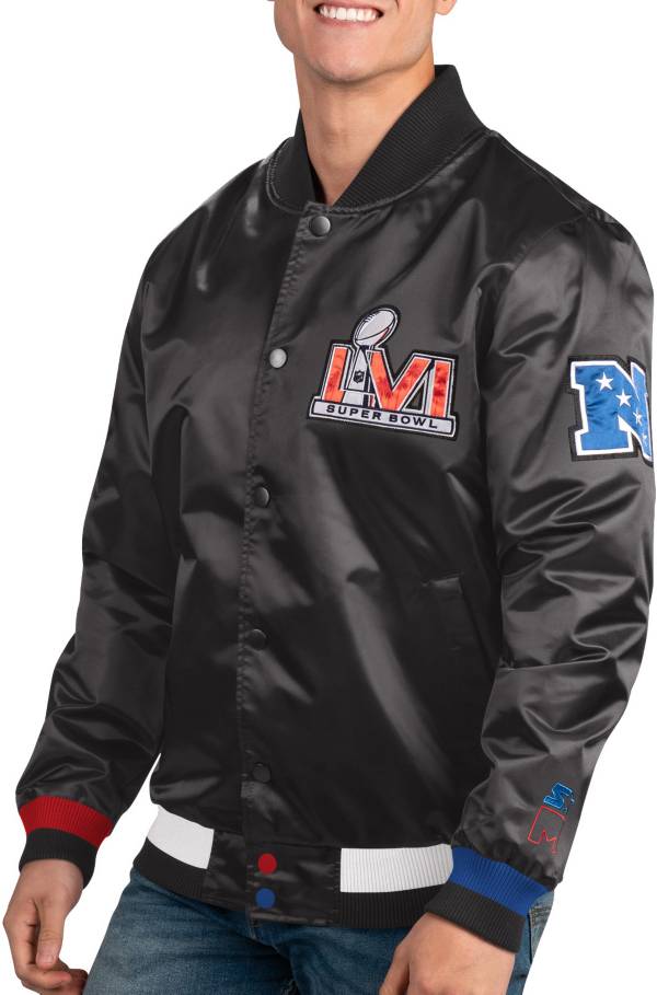 G-III Men's Super Bowl LVI Blacktop Varsity Jacket