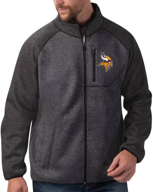 G-III Men's Minnesota Vikings Switchback Full-Zip Charcoal Jacket product image