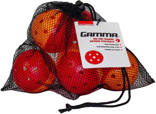 GAMMA Two-Tone Outdoor Training Pickleballs – 6 Pack product image