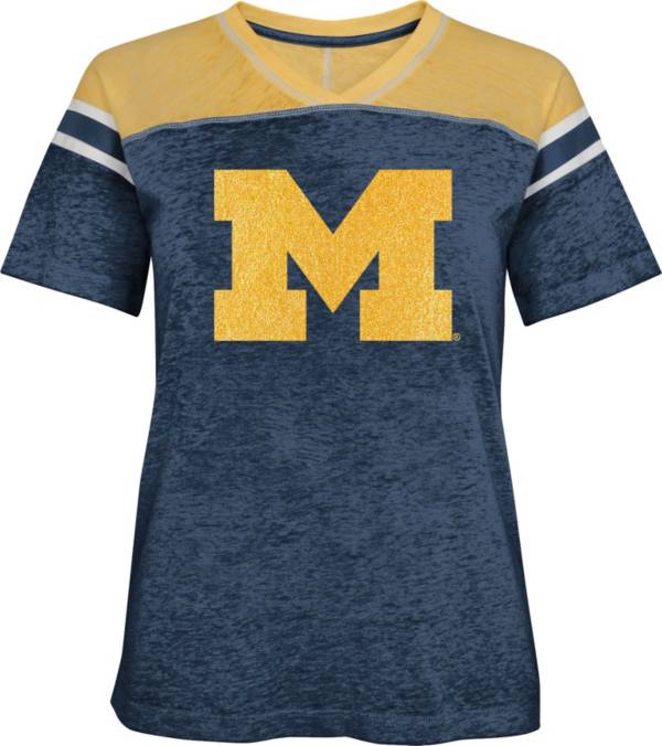 Gen2 Girls' Michigan Wolverines Blue Team Captain T-Shirt product image