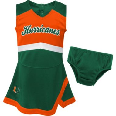 sorry, Gen2 Girls' Miami Hurricanes Green Cheer Captain 2-Piece Jumper Dress is currently out of stock